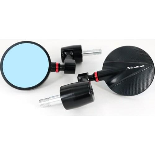 For BMW S1000R 2014 2015 2016 2017 2018 2019 Motorcycle Accessories Cafe Racer Handle bar Rearview Side Mirrors Bar End Mirror