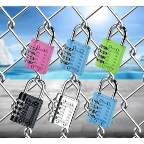 Color Zinc Alloy Password Padlock 3 Digit or 4 Digit Combination Pad Lock