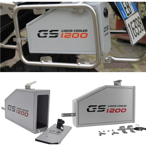 For BMW R1200GS R1200 GS R 1200 GS Adventure Adv GSA 2013-2019 Left Side Toolbox Tool Decorative Box Case Bracket Aluminum