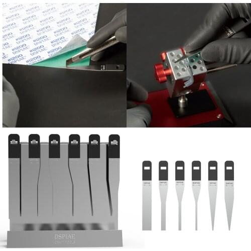 DSPIAE ES-R ES-S Etching Sheet Sanding Bored Tabletop Set Hand Tool Gray Stainless Steel 2021 New Gray