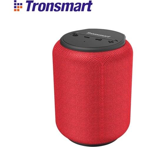 Tronsmart T6 Mini TWS Bluetooth 5.0 Speaker 15W IPX6 Waterproof Wireless Speaker 24H Play Time Portable Speaker Voice Assistant