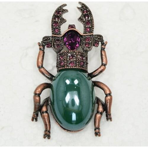 Fashion brooch Rhinestone Beetle Pin brooches C2013 D3