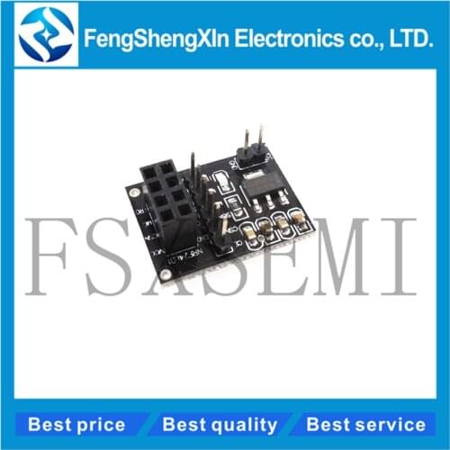 1PCS New NRF24L01 3.3V Wireless adapter module New Socket Adapter plate Board for 8Pin