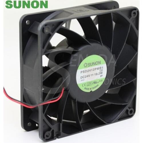 Original For Sunon 120x38mm PSD2412PMB1 120mm 12cm DC 24V 19.5W server inverter axial Cooling Fans