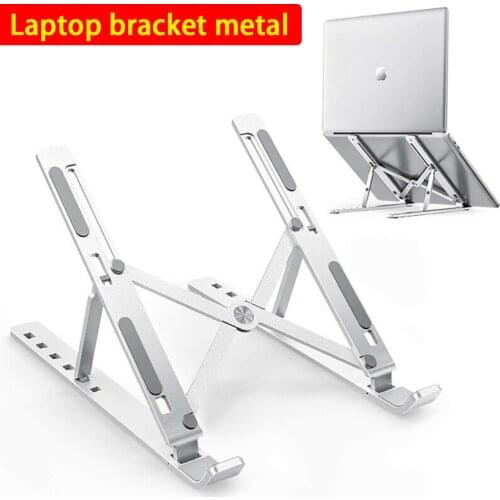 Laptop Stand Non-Slip Desktop Notebook Foldable Holder Cooling Bracket Riser for Laptop& Tablet