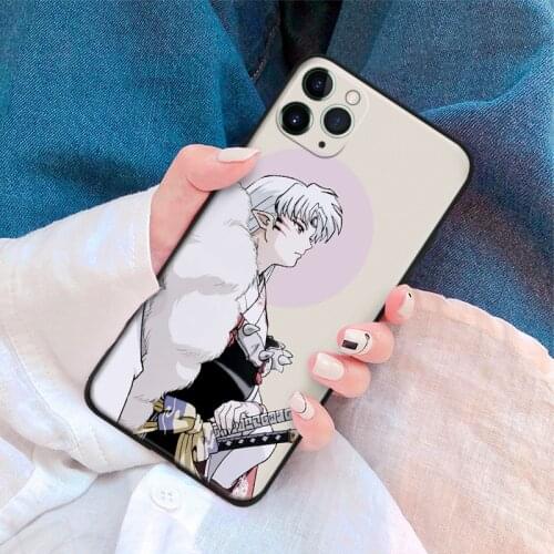 Inuyasha Sesshomaru anime For iPhone se 6 6s 7 8 plus x xr xs 11 12 mini pro max soft silicone phone case cover shell