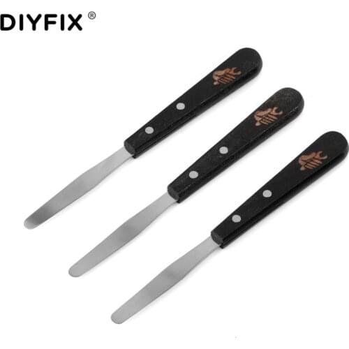 DIYFIX Ultra Thin Flexible Stainless Steel Pry Spudger Disassemble Knife for iPhone iPad Samsung Mobile Phone Repair Tools