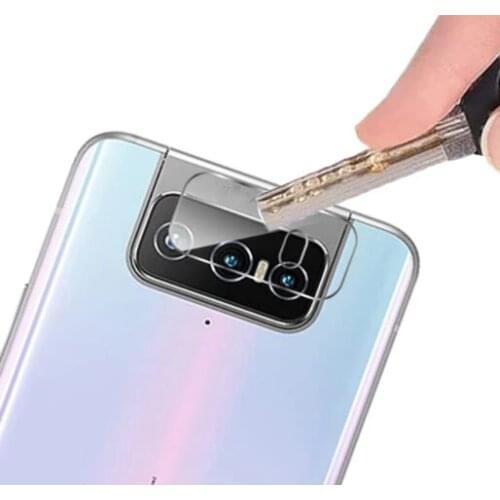 Tempered Glass For Asus ROG Phone 3 ZS661KS / Strix Camera Lens Protection Film + Front Screen protector Guard