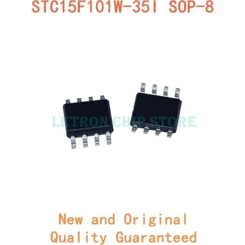 10PCS STC15F101W-35I-SOP8 SOP8 STC15F101W SOP-8 15F101W SOP SOIC8 SOIC-8 SMD new and original IC Chipset