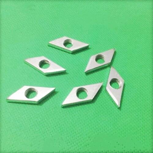 20pcs GB aluminum profile 3030/4040 rhombus nut square M4 M5 M6 M8