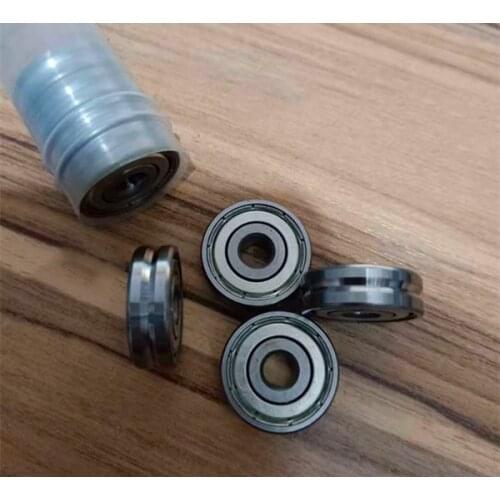 20pcs V608ZZ V groove pulley roller ball bearings V608 8x26x7 8x22x7 8x23x7 mm V-shaped slot guide pulley wheel bearing
