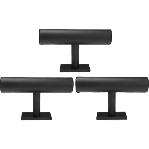 3Pcs Velvet Jewelry Hairband Watch Organizer Hair Band Display Stand Rack