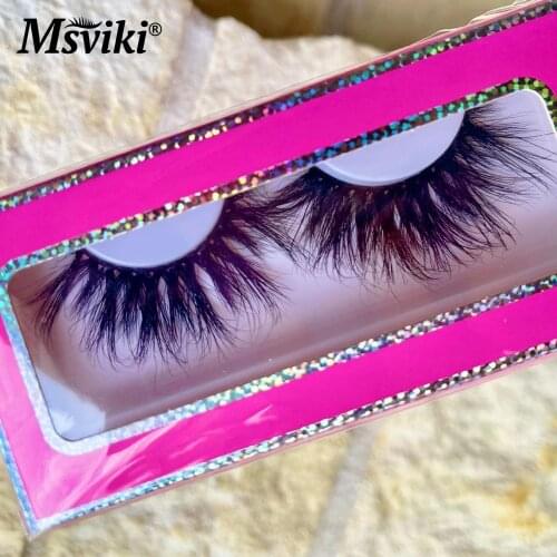 3D/5D Faux Mink Eyelashes Packaging Box Wholesale Bulk Makeup False Lashes Fluffy Wispy Volume Natural Reusable Beauty Vendors