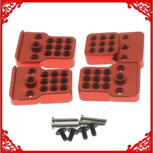 4pcs Alloy shock tower shock mount plate for WPL Henglong C14 C24 4x4 truck&crawler parts