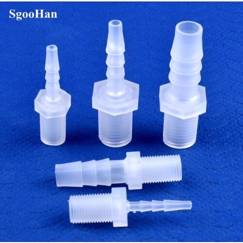5~200pcs G1/8 1/4 Male Thread To 2.8~12mm PP Pagoda Direct Connectors Aquarium Tank Air Pump Adapter Irrigation Pipe Hose Joints