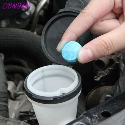 6 pcs. New car windshield cleaner safe compact soda tablet for Ford Focus Fusion Escort Kuga Ecosport Fiesta Falcon EDGE/Explor