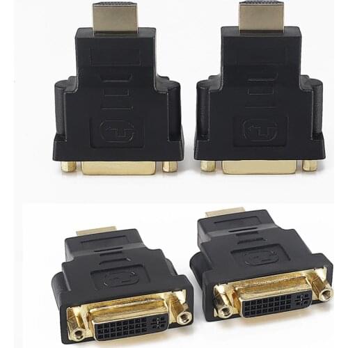 For HDMI to DVI male to female 24 + 5 DV, VGAI graphics card converter adapter 1080P for HDTV LCD DVI cable