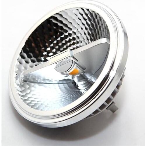 Free shipping 15W Dimmable G53 AR111 COB LED lamp bulb light /AR111 COB LED light AC85V-265/ DC12V LED downlight 10PCS