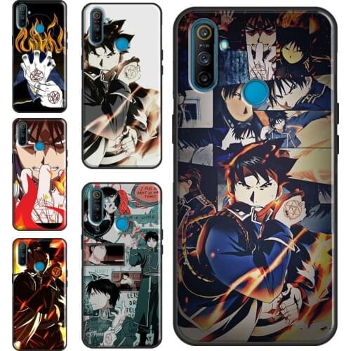 Fullmetal Alchemist Mustang Gloves Cover For OnePlus 9R 8T Nord 7 8 9 Pro Case For Realme 8 Pro 6 7 Q3 C3 C11 C21 C15 GT Neo