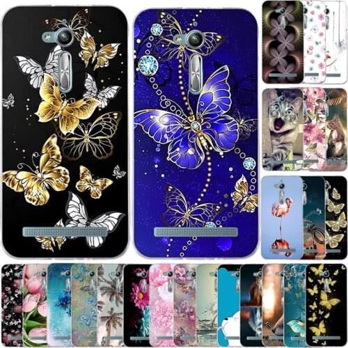 For Asus Zenfone Go ZB500KL Case For Asus Zenfone Go ZB500KL Phone Cover Silicon Soft TPU Coque Full 360 Protective Bumper Capa