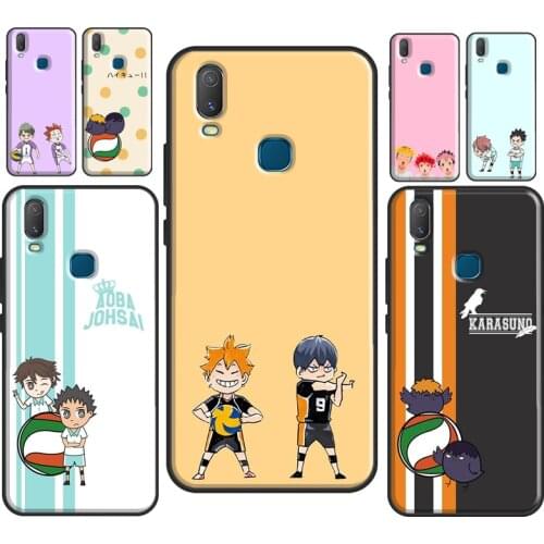 Anime Haikyuu Karasuno Cover For Vivo V20 SE Y11 2019 Y1S Y12 Y17 Y30 Y50 Y81 Y91C V11 Y20 i V17 Neo Phone Case