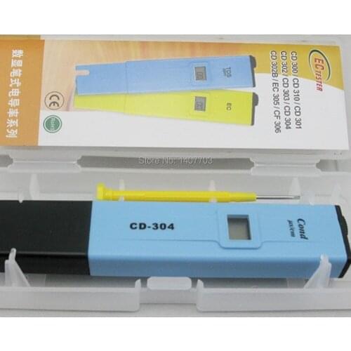 Digital pen conductivity meter tester, cd-304, 100-19990 uSiemens