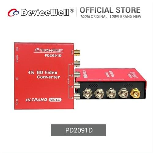 DeviceWell PD2091D New 12G SDI DeMUX 4K HD Video Converter Transmission 70M Optic Fiber offer Dropshipping & Wholesale