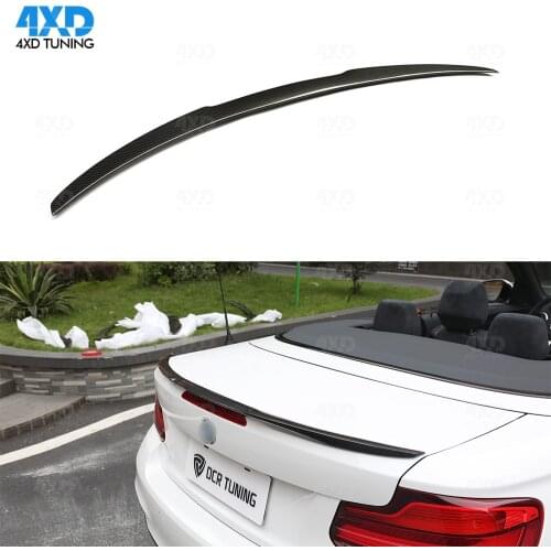F22 Carbon Fiber Spoiler M4 Style For BMW M235i Coupe M2 F87 Carbon Rear trunk Spoiler Wing 2014 2015 2016 2017 2018 2019