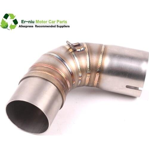 Motorcycle Exhaust Muffler Escape Middle Link Contact Pipe Tube For Honda CB1000R CB 1000R 2008 to 2017 years