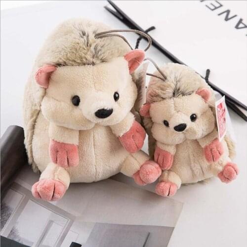 New 15cm 20cm 35cm Simulation Hedgehog Plush Toys Kids Sleeping Back Cushion Cartoon Animal Pendant stuffed Pillow Dolls Gift
