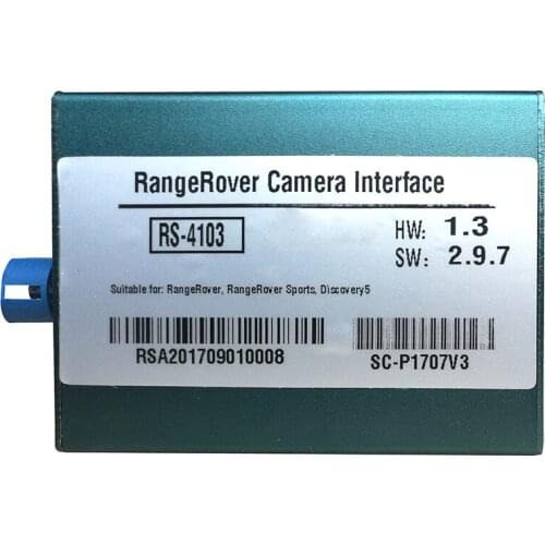 Range Rover Sports discovery 5 Reversing Camera Interface with Dynamic Parking Guide Front and Rear View Adapter HD LVDS