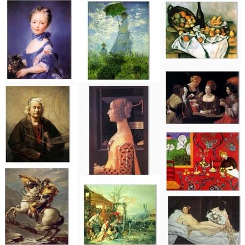 Classical Women Oil Painting Poster Canvas Print Painting Wall Art Living Room Home Decoration