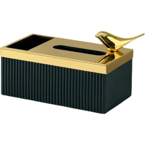 Tissue Box Resin Removable Organizer Paper Rack For Livingroom Bathroom Useful Waterproof Housewear & Furnishings Wedding Gift