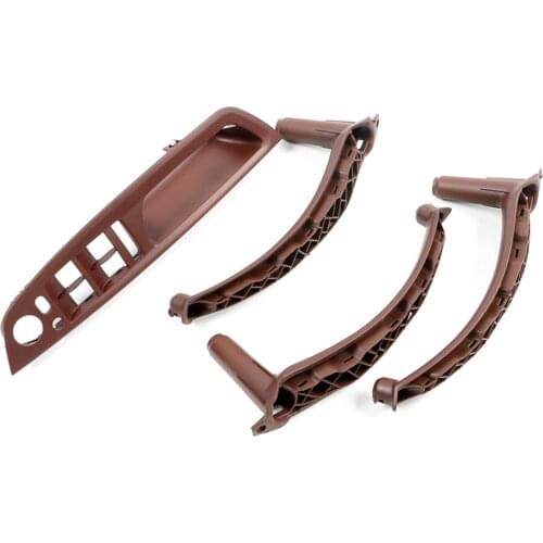 Left Hand Drive Car Right Inner Door Panel Handle Pull Trim Cover For BMW E70 X5 E71 E72 X6 SAV Car Accessories