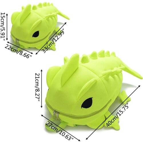 2021 New Children Cartoon 3D Dinosaur Backpack Students Cute Schoolbag Kid Christmas Gift Large Size