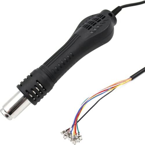 Heat Gun Hot Air Hair Dryer Soldering Hairdryer Gun Handle FOR 858D 8858 8586 878 Rework Solder Station Desoldering Repair Tool