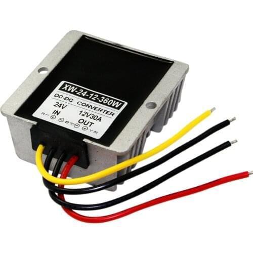 DC Step Down Inverters DC Adapter 24V To 12V 30A 360W Buck Converter Regulator Car Power Supply Module For Alarms LED display