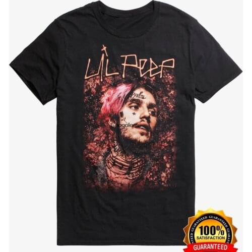 Lil Peep Shirt Lil Peep Floral Portrait Shirt Rap Hip Hop Vintage Shirt Lil Peep Fan Gifts DA031