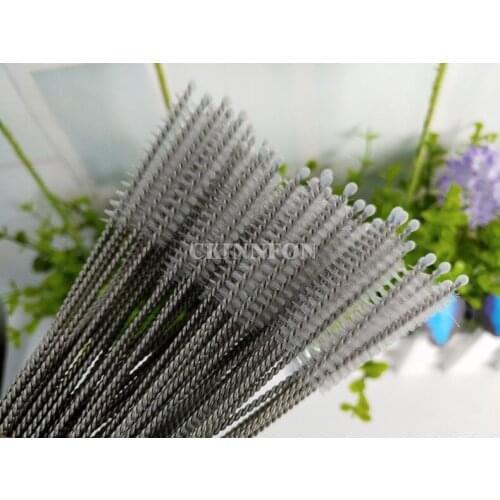 2000Pcs/Lot Stainless Steel Straw Cleaning Brush Brushes 200MM X 10MM Bottle Brush