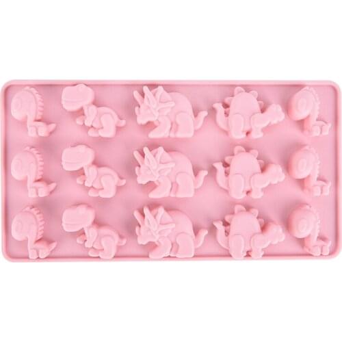 Dinosaur 3D Candy Silicone Mold DIY Baking Cookie Tray Dessert Mold For Cake Craft Chocolate Molds Cake Decorating Tools