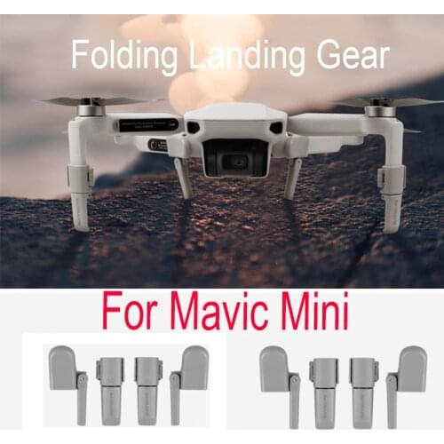 Folding Landing Gear for DJI Mavic Mini Drone Height Extender Foldable Landing Gear Mount Stand Protector Accessories