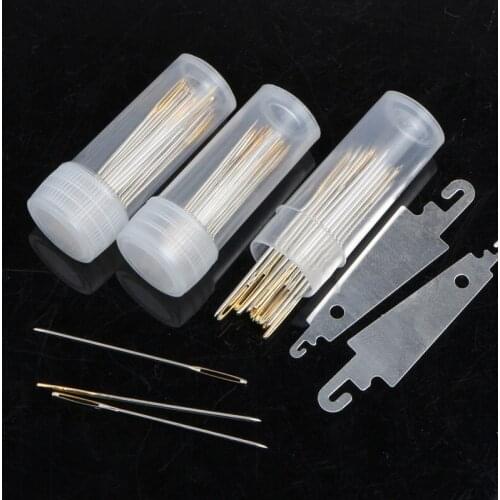 30Pcs Large Eye Blunt Cross Stitch Knitting Needles Embroidery Needle Thread Needlework Crafts Accessories Tools