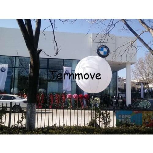 Led lighting inflatable air standing balloon advertising tripod pole tripod led light balloon/pole standing lighted balloon