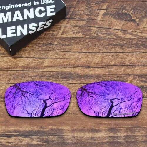 ToughAsNails Resist Seawater Corrosion Polarized Replacement Lenses for Oakley Fives Squared Sunglasses Purple Mirrored