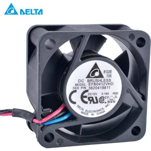 EFB0412VHD 4cm 40mm fan 4020 40x40x20mm 12V 0.18A Double ball bearing large air volume switch cooling fan