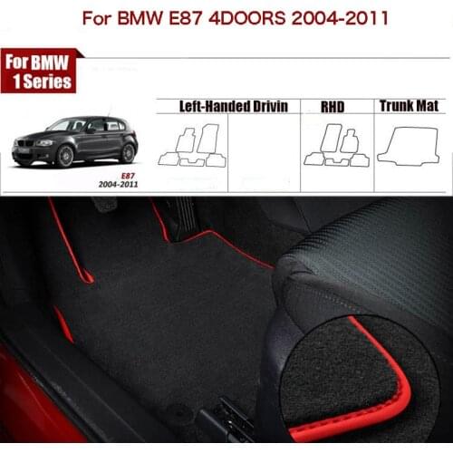 Savanini High Quality Soft Nylon Custom Made Non Slip Heavy Duty Floor Carpet Mat Rugs For BMW 1 Series E87 2004-2011