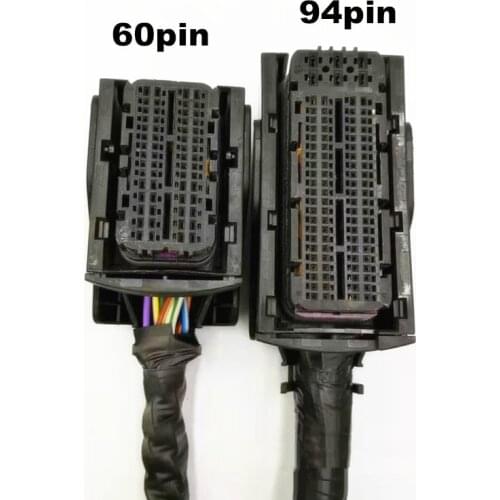 1 kit ECU/EDC17/16 computer board plug 94 pin with full wire or 60 pin with full wire socket computer board plug wire harness