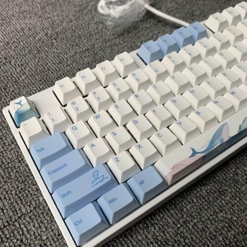 110 Keycaps PBT five-side thermal sublimation personalized mechanical keyboard cherry height theme keycap keyboard