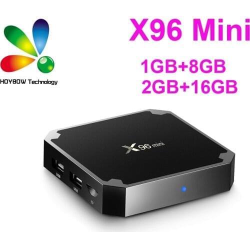 20pcs X96 mini Android 7.1 Smart TV BOX 2GB 16GB 1GB 8GB Amlogic S905W Quad Core Suppot UHD Kplayer 17.6 Media Player