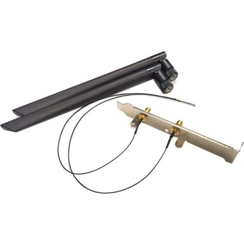 WIFI antenna IPEX4 generation to SMA wireless card 8DB antenna full height